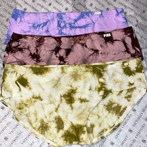 PINK Victoria’s Secret Tie Dye Seamless Hipster Panties